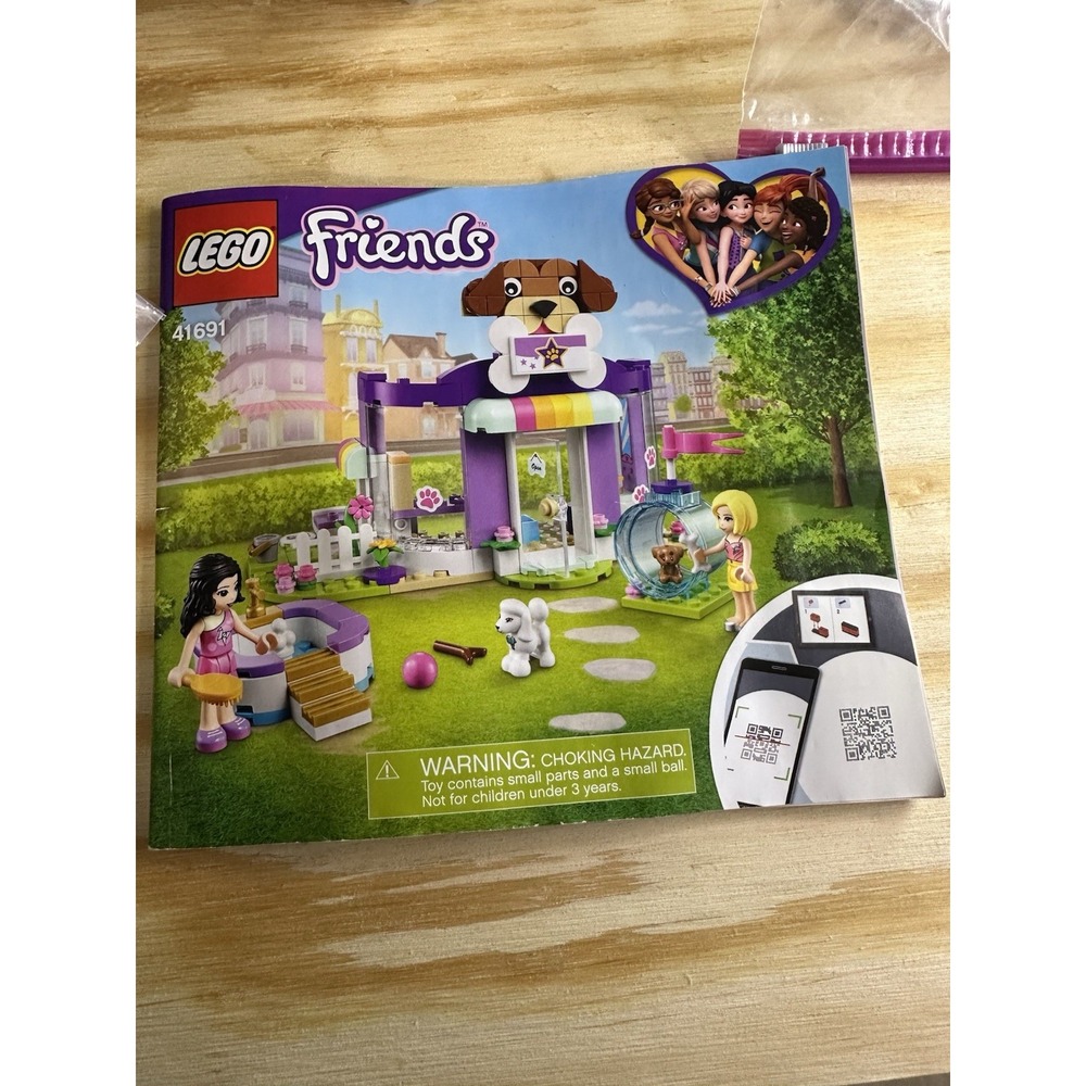 LEGO Friends 41691 Dog‎ Grooming Van Set w Instructions Pre-Owned iNCOMPLETE